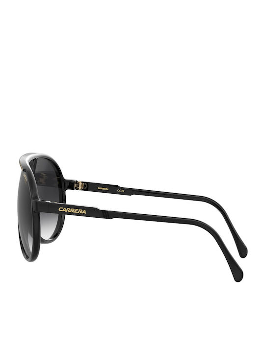 Carrera Champion S 2m2/9o Male Sunglasses With Black Horn-Rimmed Frame And Grey Gradient Lens CHAMPION/S 2M2/9O