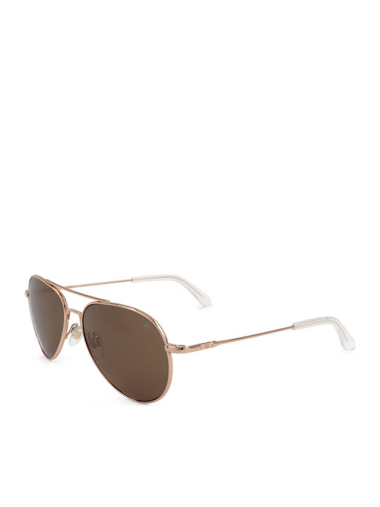 American Optical Γυαλιά Ηλίου Ροζ Χρυσά με Σκελετό American Optical Γυαλιά Ηλίου Ροζ Χρυσά με Σκελετό