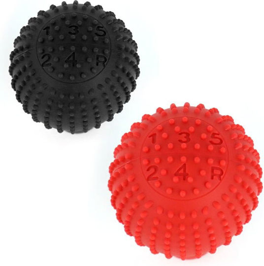 Autoline Cover for Shift Knob Universal Red