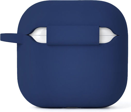 Etteri Калъф от силикон с кука в тъмносин цвят за Apple AirPods 4