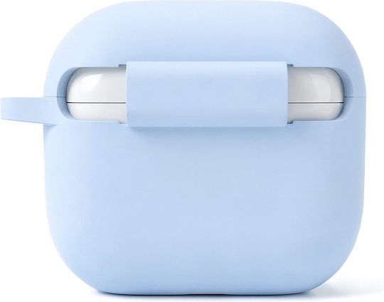 Etteri Калъф от силикон с кука в светлосин цвят за Apple AirPods 3
