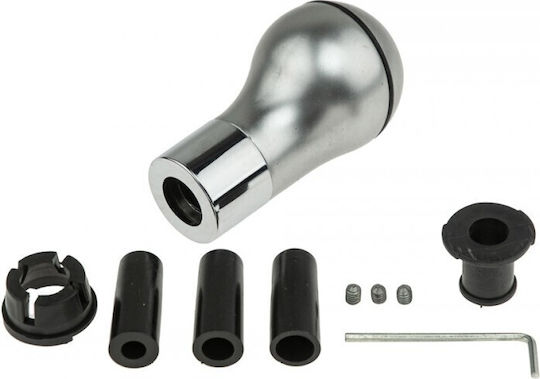 NTY 6 Shift Knob for BMW E87 E81/E82/E90/E91/E92/E93/E60/E61/X3/E83 Silver /AJ