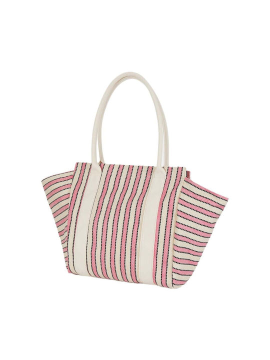 Morgan Stoff Damen Handtasche Tote Handtasche Rosa