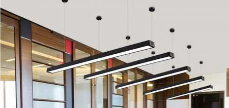 Leggenda LED Commercial Linear Ceiling Lighting 36W Cold White L120xH7cm
