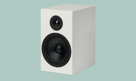 Pro-Ject Audio Speaker Box 4 Ζεύγος Ηχείων Hi-Fi Βιβλιοθήκης 2 Δρόμων Π14xΒ16xΥ22.8εκ. Λευκό