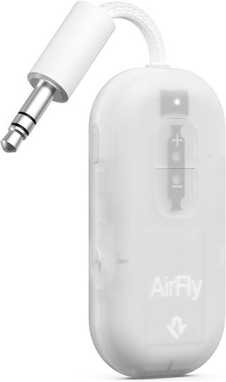 Twelve South Bluetooth Audio Adapter 3.5mm Jack Plug Model Airfly Pro 2 White Transparent