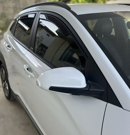 Set of Windbreakers Front and Rear Car for Hyundai Kona 4pcs