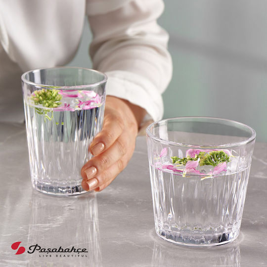 Pasabahce Luzia Σετ Ποτήρια Ουίσκι / Κοκτέιλ Γυάλινα 300ml 3τμχ