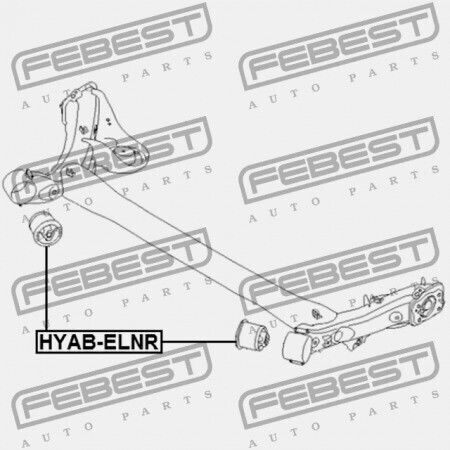 Δακτύλιος Πίσω Δοκού Hyundai I30 12 2012-2015 Γεν 55160-3x000