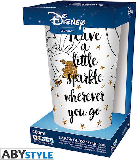 Abysse Tinkerbell Ποτήρι από Γυαλί 400ml