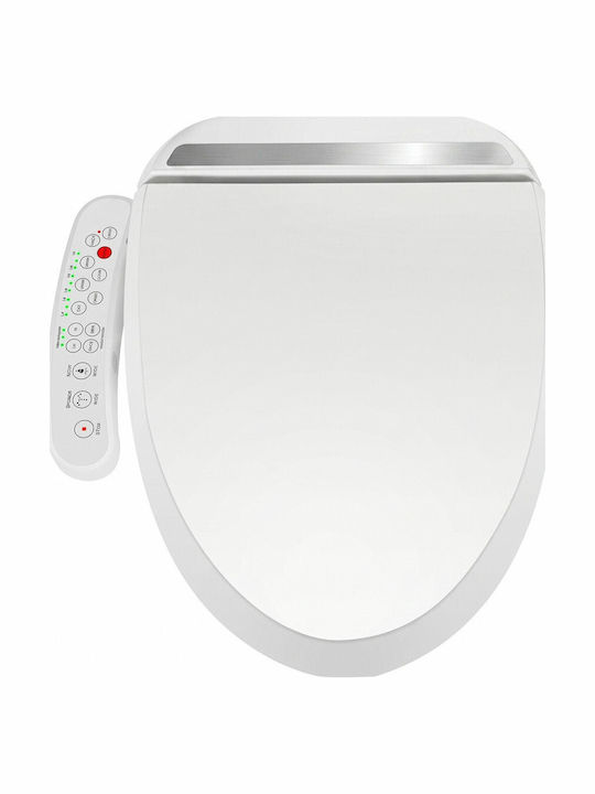 Zola Toilet Seat with Bidet Plastic White