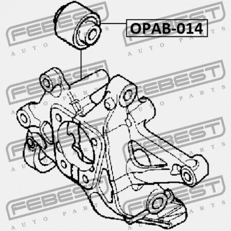 Febest Vorderseite Gelenkring Opel Signum 2003-2008 0423320