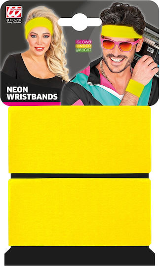 Neon Carnival Accessory Yellow 2 Pieces