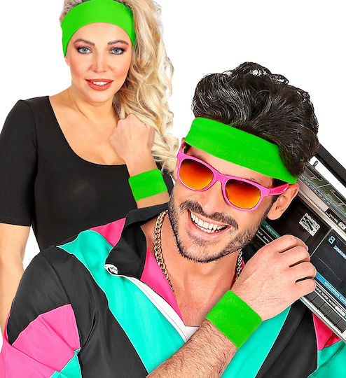 Neon Karnevalsaccessoires Grünes 2 Stück