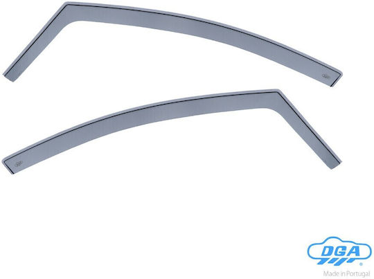 DGA Set of Windbreakers Front Car Dark Fime for Ford C-Max 2pcs