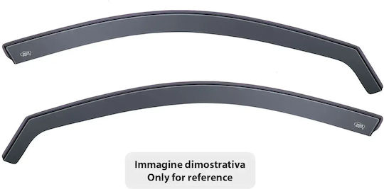 DGA Set of Windbreakers Front Car Dark Fime for Citroen C4 Picasso MPV/SW/VAN 2013-2018 2pcs