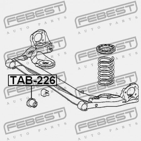 Δακτύλιος Πίσω Δοκού Toyota Alphard Mnh10 2003.12-2008.04 Gr 48725-44050