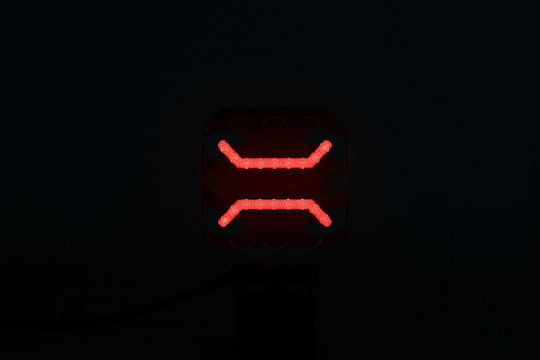 Slim Фарове за кола с форма на лента LED Mitsubishi Вземане 10 - 30V 15W 10.1см с Бял осветление 1бр