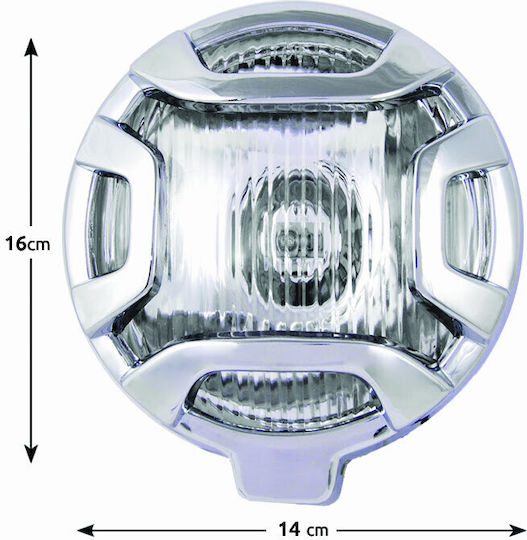Autoline H3 Round Headlights Car A1 Universal 12V 55W 8cm 2pcs