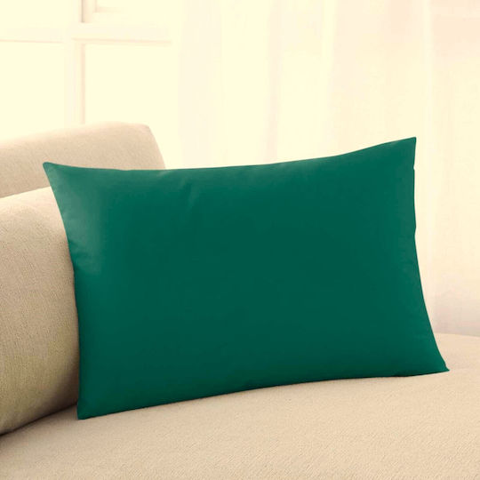 Kotonia Home Σετ Μαξιλαροθήκες με Φάσα Πράσινες 50x70εκ.