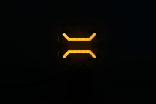 Квадратς Фарове за кола LED Mitsubishi Вземане 10 - 30V 15W 10.1см с Бял осветление 1бр