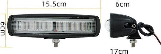 Водоустойчив Фарове за кола с форма на лента LED Универсален Mercedes-Benz V 12 - 80V 30W 16см с Син осветление 1бр