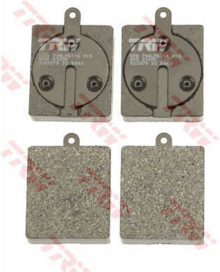 Plăcuțe De Frână Partea Din Față Trw Automotive Jaguar E-Tip Lancia Flavia Fulvia 1961-1975 Înălțime 65mm Lățime 47.7mm Grosime 17mm