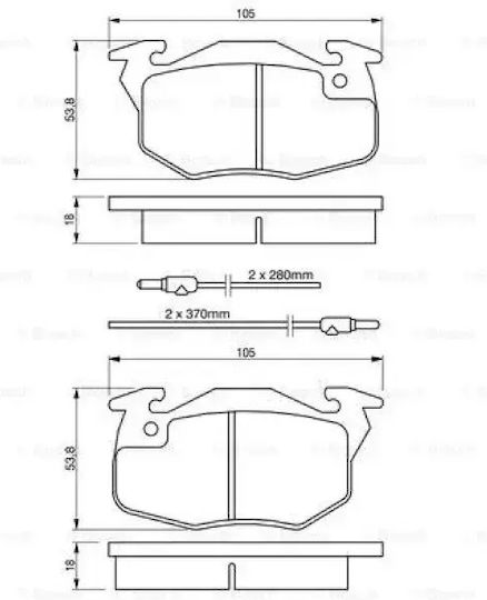 Bosch Disc Brake Pad Set