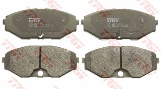 Set Plăcuțe De Frână Partea Din Față Trw Automotive 59.5mm X 139.3mm X 14.8mm Infiniti J30 Q45 Nissan Maxima 2.0-4.5 01.89-11.03