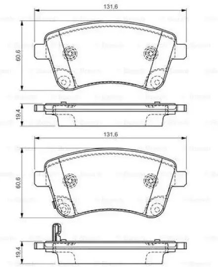 Bosch Disc Brake Pad Set