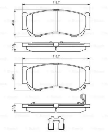 Bosch Disc Brake Pad Set