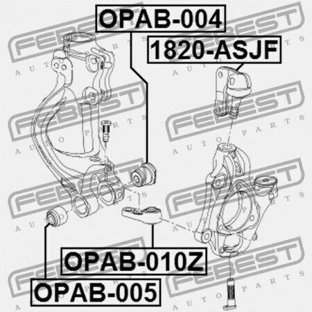 Febest Lenkradgelenkring Opel Astra J 2010-2015