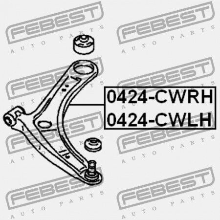 Right Front Arm Mitsubishi Lancer CY CZ 2007.03-2013.02 EUR 4013A010
