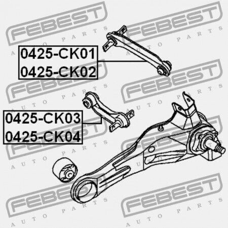 Rechte Hintere Querstange Mitsubishi Lancer Mirage Cj-cp 1995.08-2000.08 Jpn Mr491348