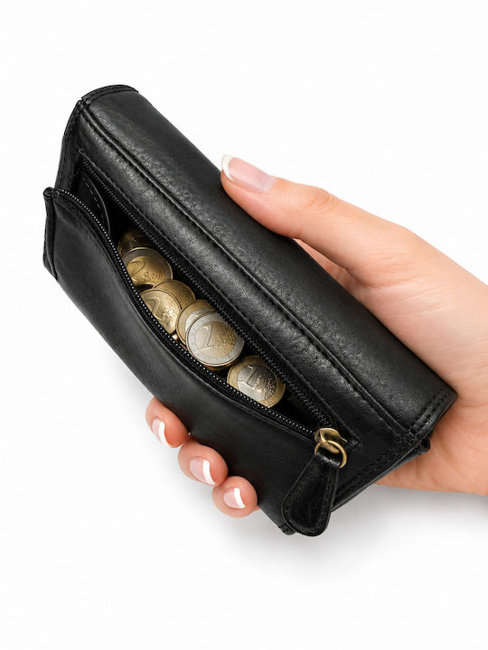 Leather Women's Wallet Black