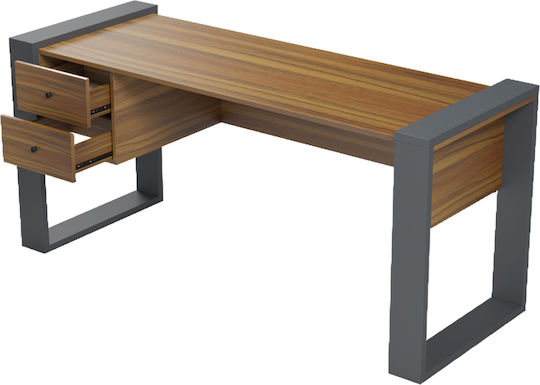 Birou Tontel Din Lemn Maro 160x60x73cm