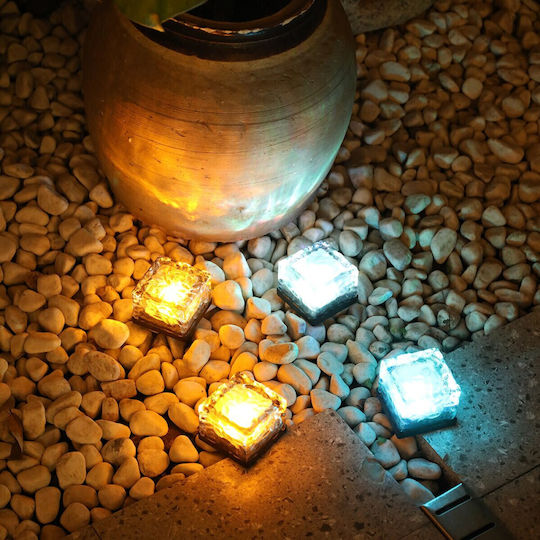 Solar Light Floor with Natural White Light 4000K