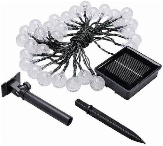 Suspendata Lampă Solară Ghirlande cu Alb Cald Lumină
