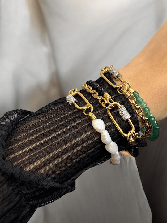 Rebecca Palermo Women's Bracelet made of Brass Gold Plated