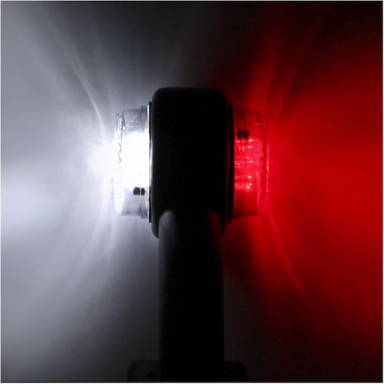 LED-Volumenhörner 12V 24V IP67 Rot Weiß 115mm
