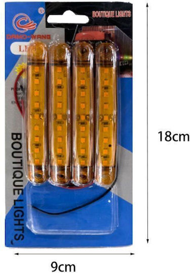 Truck Volume Lights 9 Led 4 Pieces 30v Boutique Lights Truck Lamp Tf160450
