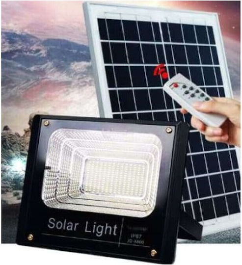 Jortan Wasserdicht Solar LED Flutlicht 1200W Kaltweiß 6500K mit Fernbedienung IP66