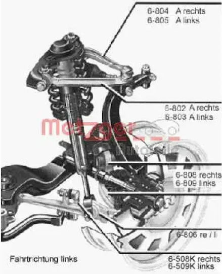 Anti-Roll Bar Link Front System Audi A4 94-00