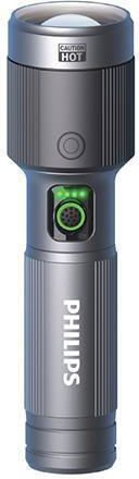 Philips Rechargeable LED Flashlight IP44 with Maximum Brightness 1500lm