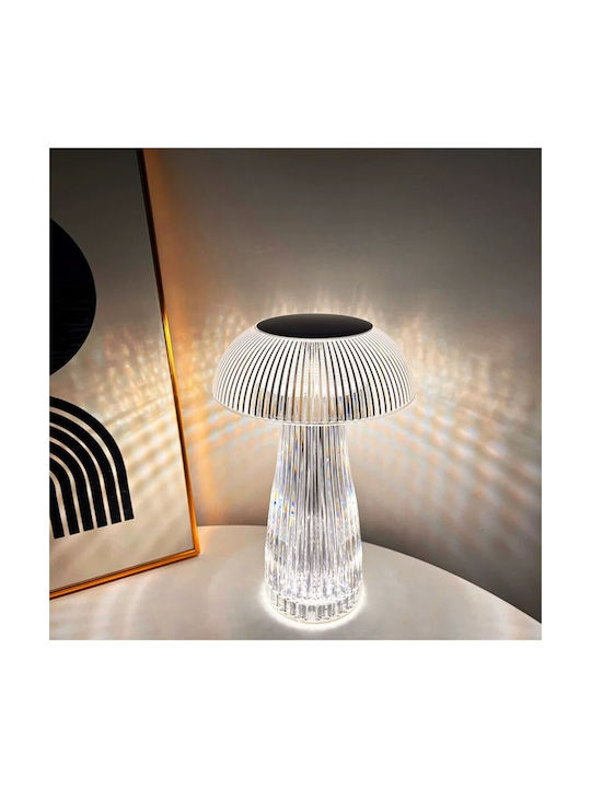 Touch 3 Colors Lighting Crystal Light Decorative Lamp Transparent