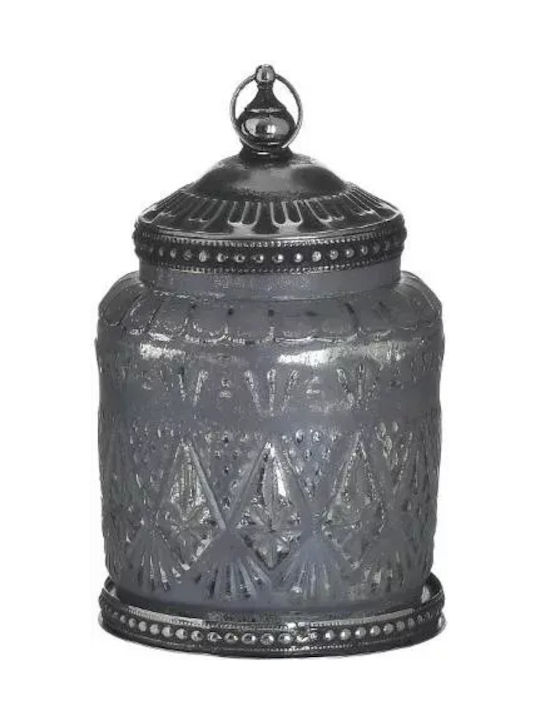 Inart LANTERN Decorative Lamp Lattern Gray