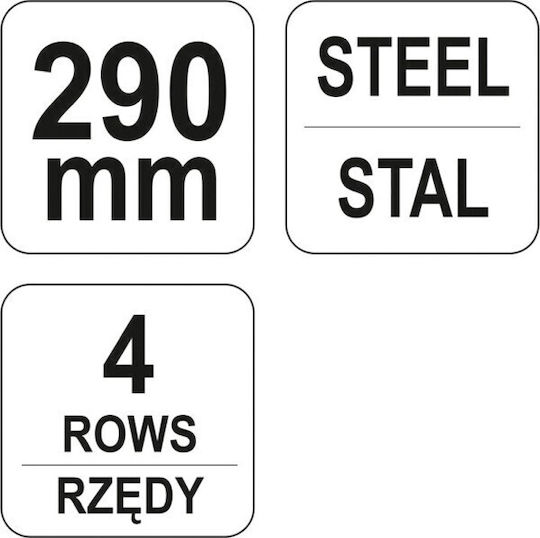 Druc Plastik.r 4-round Brush Scraper