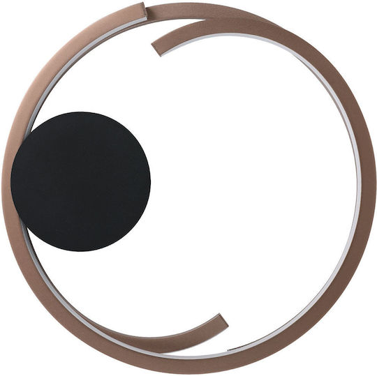 Eglo Plafonieră de Tavan 48 cm Neagră cu LED Integrat