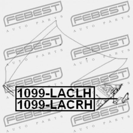 Motorhaubenscharnier Links Chevrolet Optra 2004-2007 Can 96417504