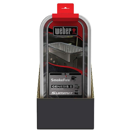 Weber 6498 Ταψάκια Συλλογής Λίπους 28.19x12.7x6.35cm 10τμχ